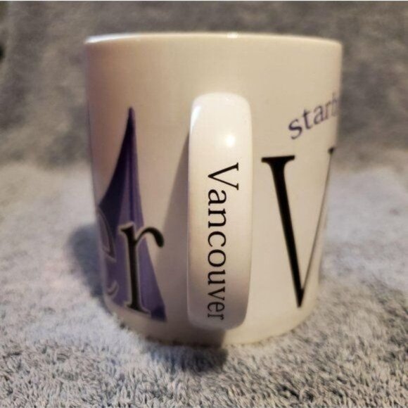 1994 Starbucks Vancouver CERAMIC Coffee Cup Mug Vintage 24 OZ - Picture 7 of 8
